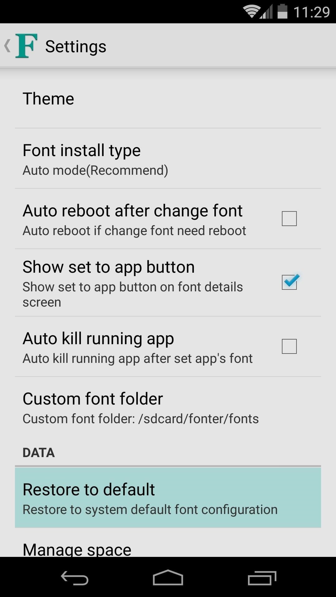 How to Change Fonts on a Per-App Basis for Android