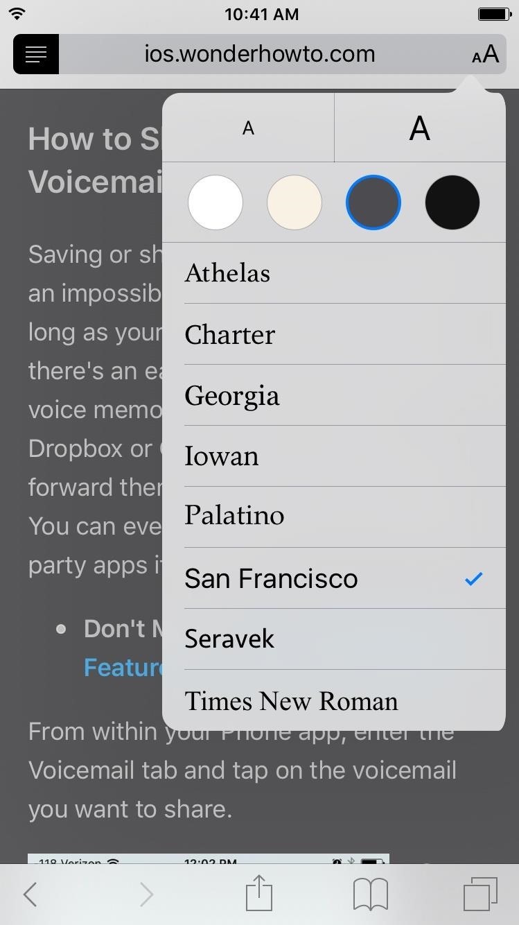 Clean Up Web Articles on Your iPhone with Safari's Reader Mode