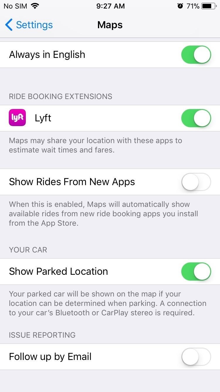 How to Catch a Ride with Lyft or Uber Straight from Apple Maps in iOS 11