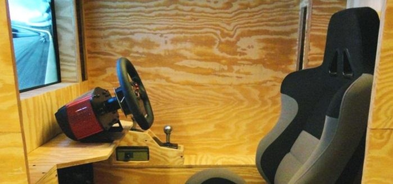 Satisfy Your Need for Speed with This DIY Arcade-Style Racing Cockpit