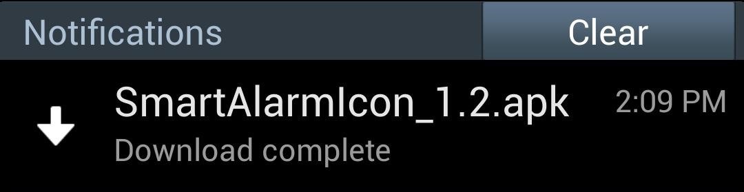 How to Control When the Alarm Icon Shows Up in the Status Bar on Your Samsung Galaxy S4