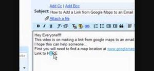 Add a link from Google Maps to an email