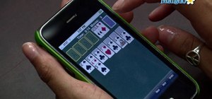 Play Solitaire on an Apple iPhone 4 or iPod Touch
