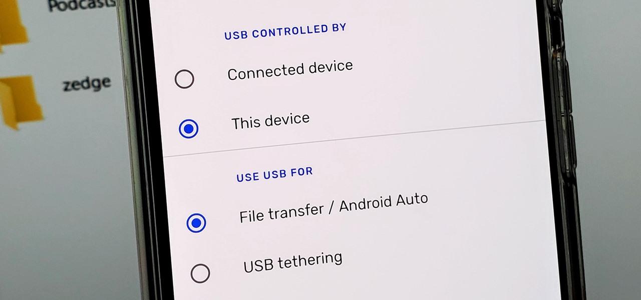 make usb connection your android phone default file transfer