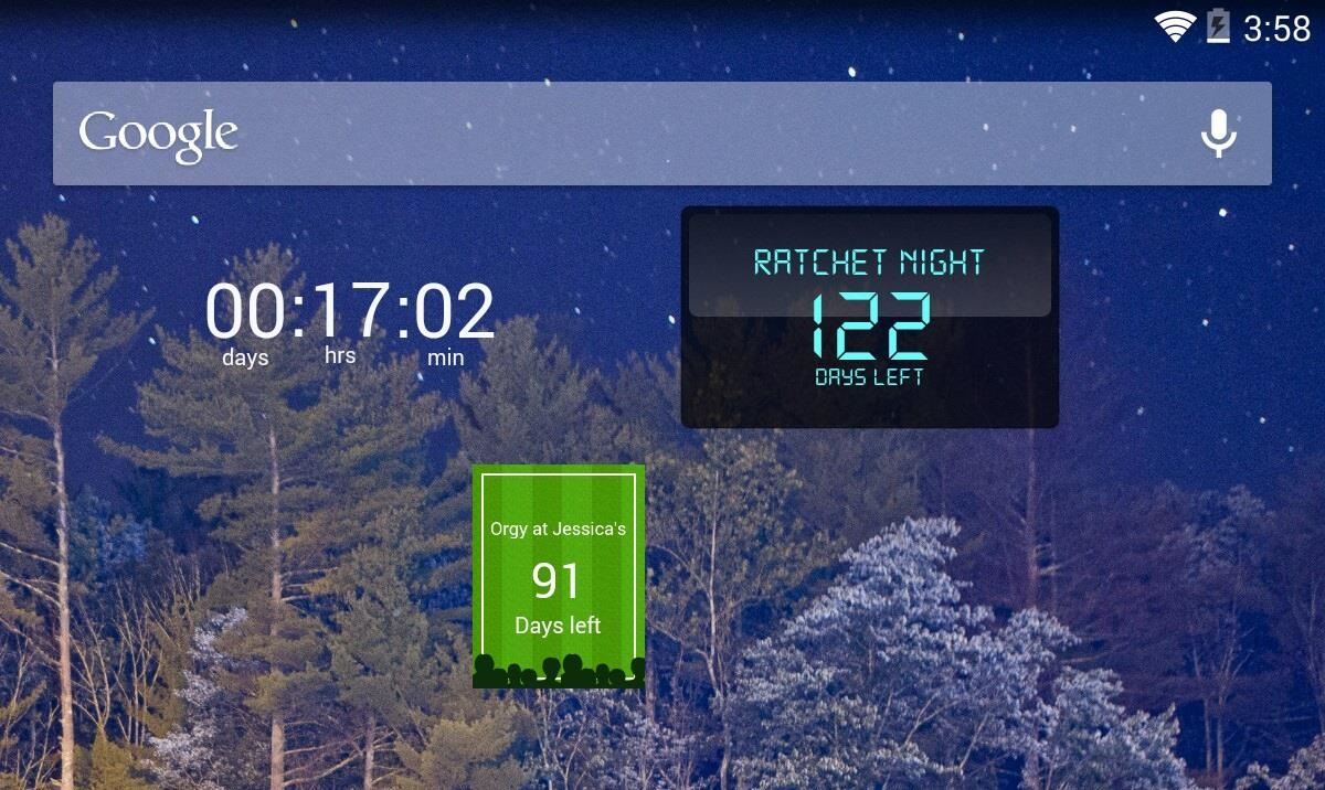 Never Miss Important Dates Again with These Countdown Widgets & Apps for Your Nexus 7 Tablet