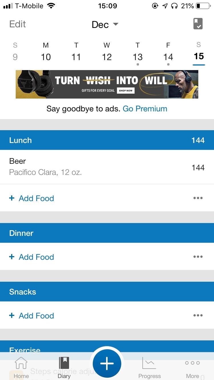 Scan Food & Drink Labels in MyFitnessPal When Cooking at Home for More Accurate Nutrition & Calorie Info