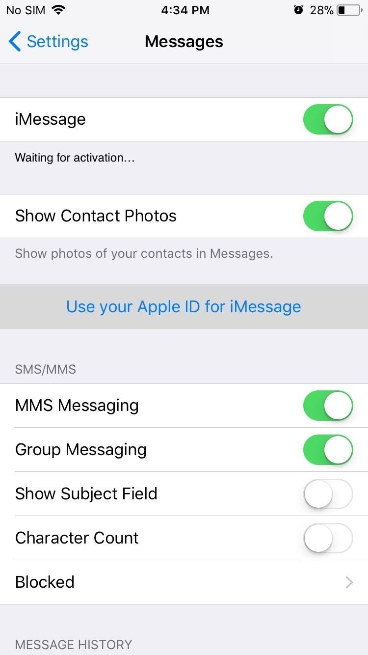 How to Log into FaceTime & Messages in iOS 11 with Alternate iCloud Accounts