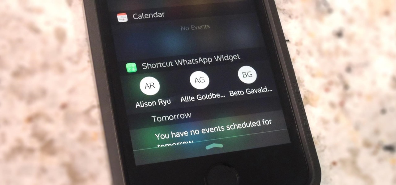 Get Faster Access to Your Favorite WhatsApp Contacts on Your iPhone