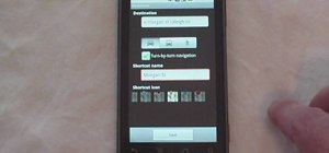 Use one-touch navigation on your Motorola Droid