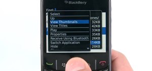 Set a custom ringtone for a contact on a BlackBerry Curve 8520
