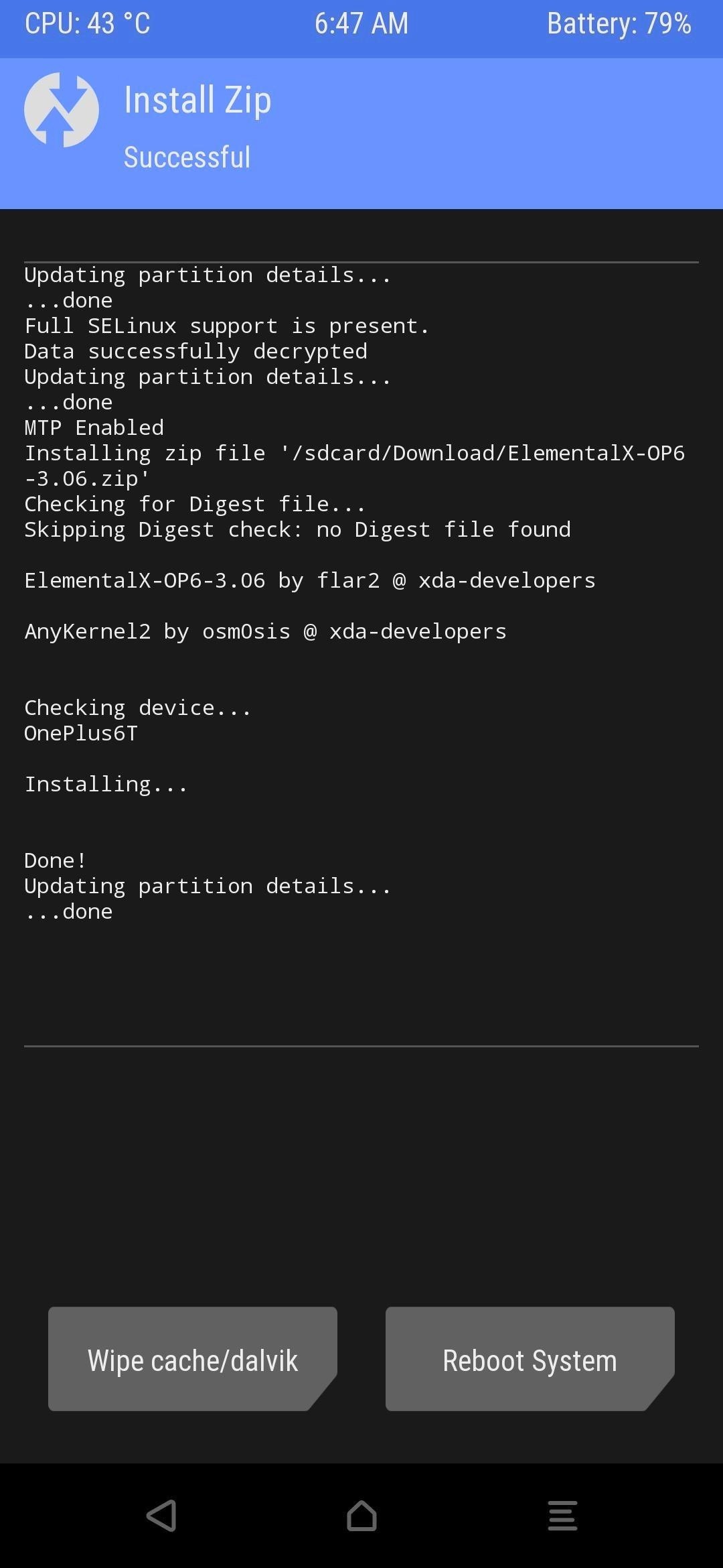 How to Install the ElementalX Custom Kernel on Your OnePlus 6T
