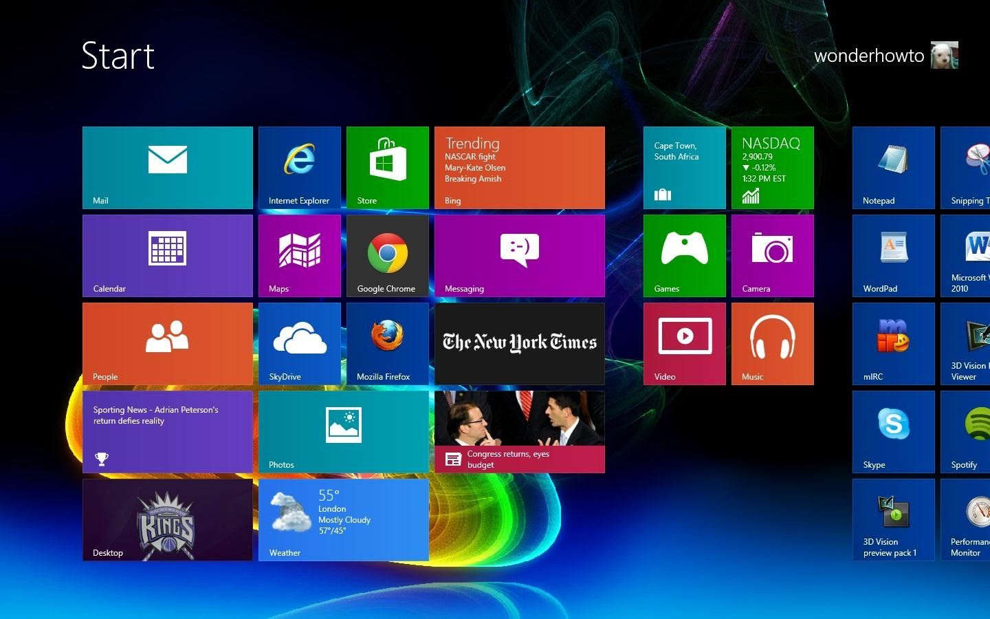 How to Add a Custom Background Image to Your Windows 8 Start Screen