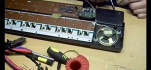 Circuit bend a Yamaha PSS 140 synthesizer