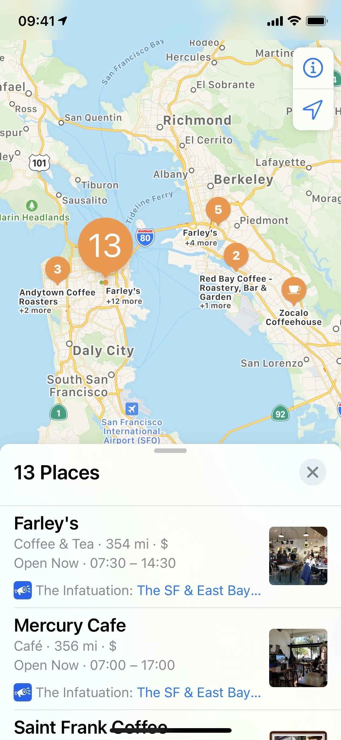 See Nearby Recommendations from Brands via Curated City Guides in iOS 14's Apple Maps