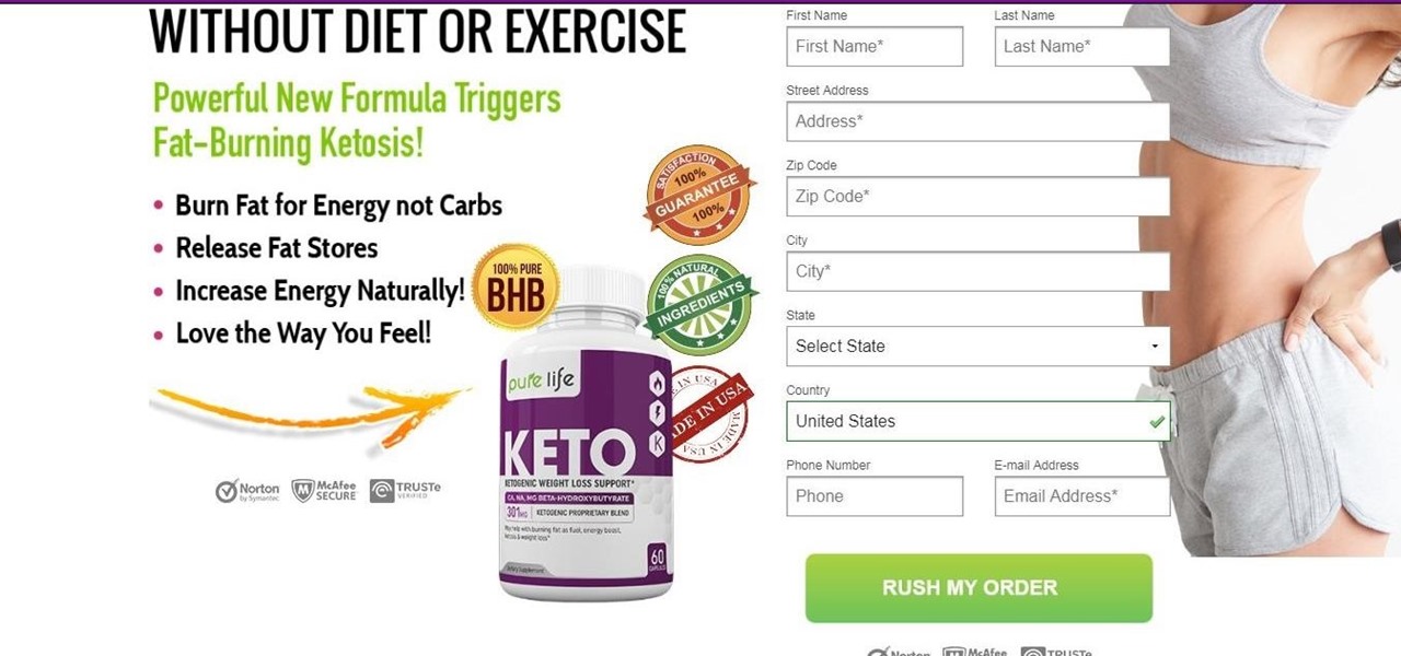 Pure Life Keto Reviews Side Effects Price \u0026 Buy Pure Life Keto Diet ...