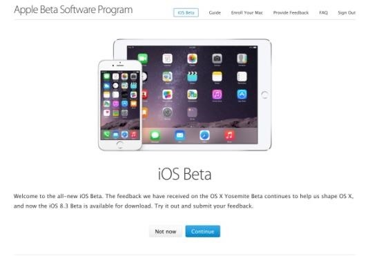 How to Get iOS 8.3 Beta on Your iPhone Right Now