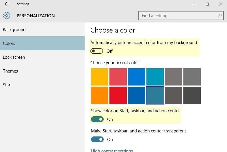 How to Change Title Bar Colors & Context Menus in Windows 10