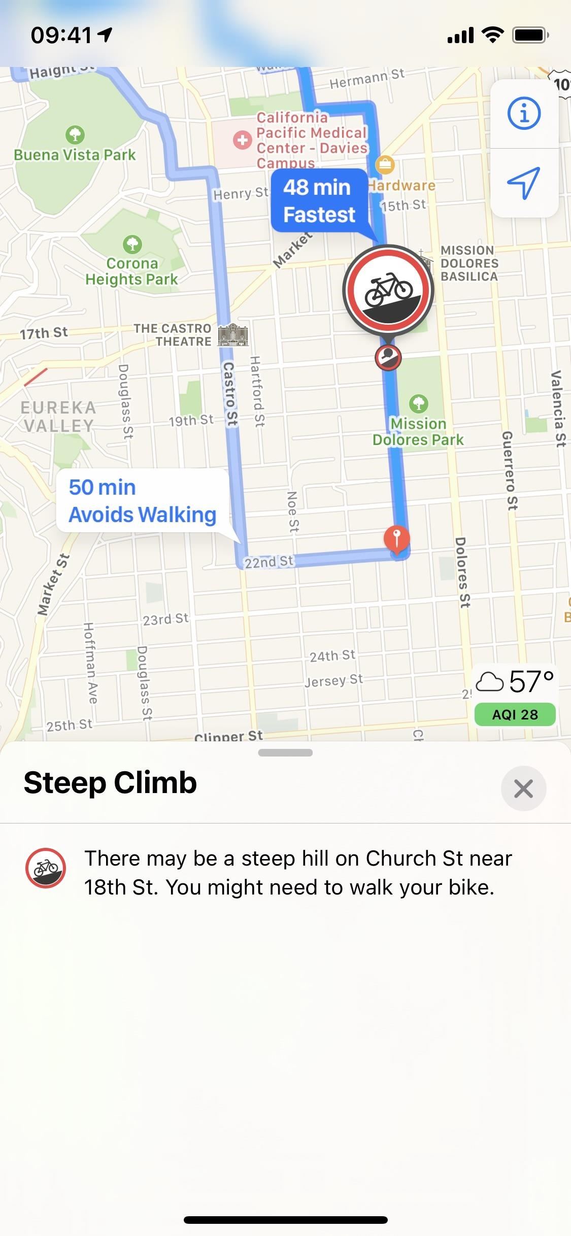iOS 14 Makes Biking City Roads Better & Safer with Cycling Routes in Apple Maps