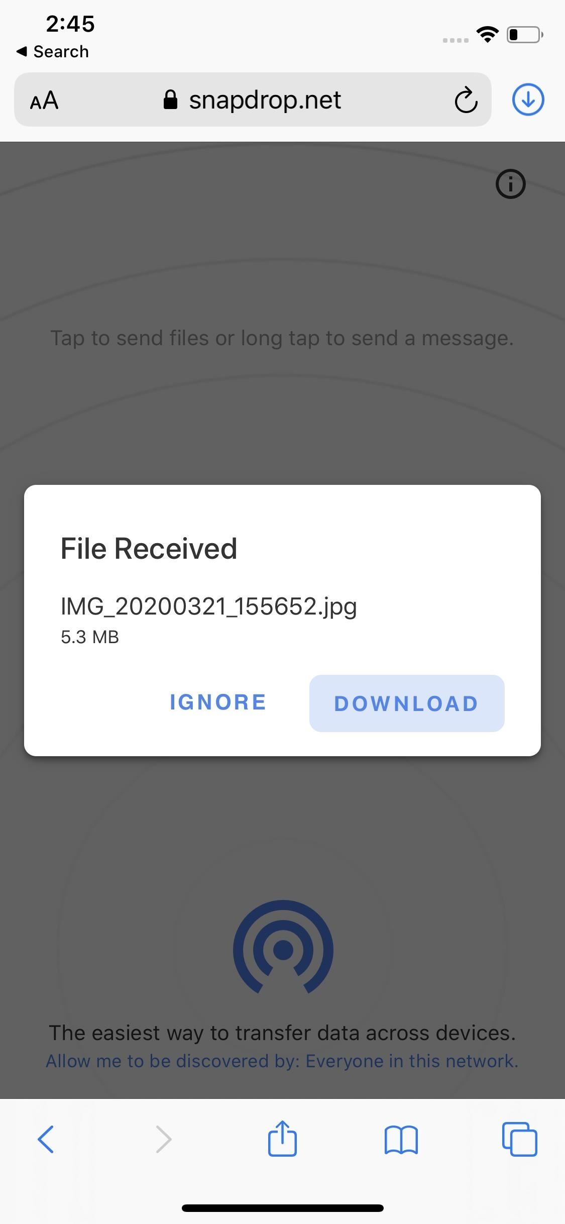 How to 'Airdrop' Files from Android to MacOS or iOS Devices (& Vice Versa)