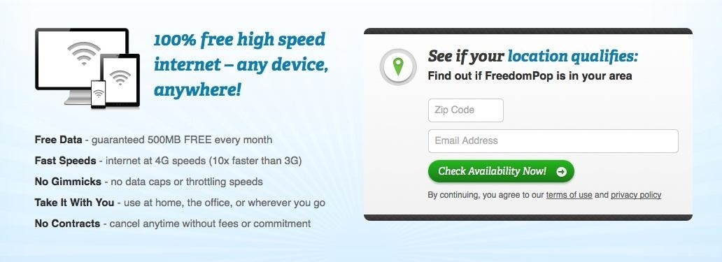 How to Get Free Wi-Fi on All of Your Mobile Devices with FreedomPop