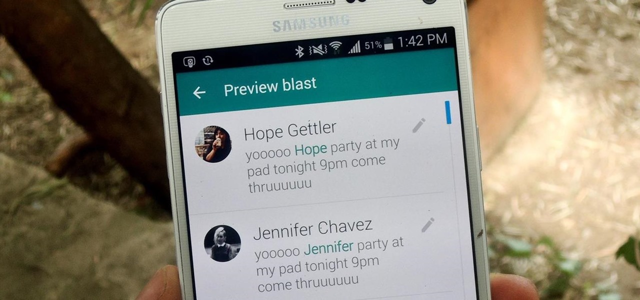 Personalize Mass Text Messages on Android