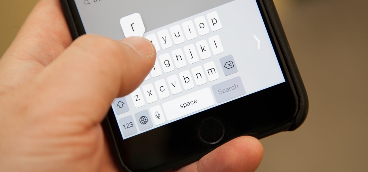 enable one handed typing your iphones stock