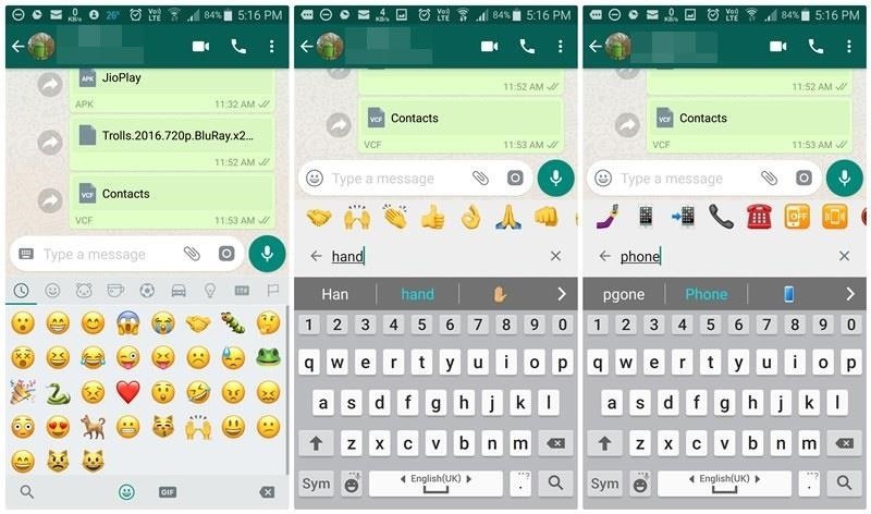 The Perfect Emoji Will Be Just a Keyword Away in WhatsApp