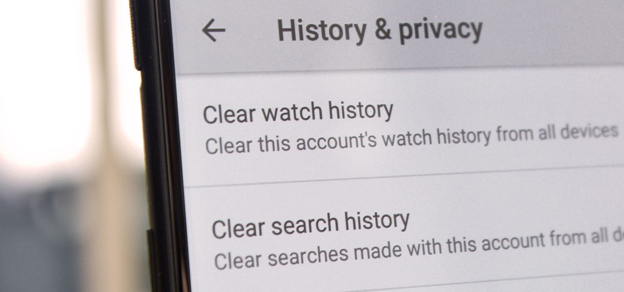 How to Manage Your Search History & Clear Watched Videos
