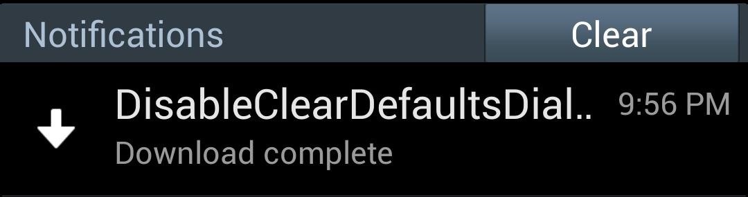 How to Disable the "Clear Defaults" Popup Alert When Setting Default Apps on Your Samsung Galaxy S4