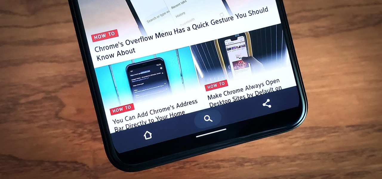Move Chrome's Menu Bar to the Bottom of Your Screen