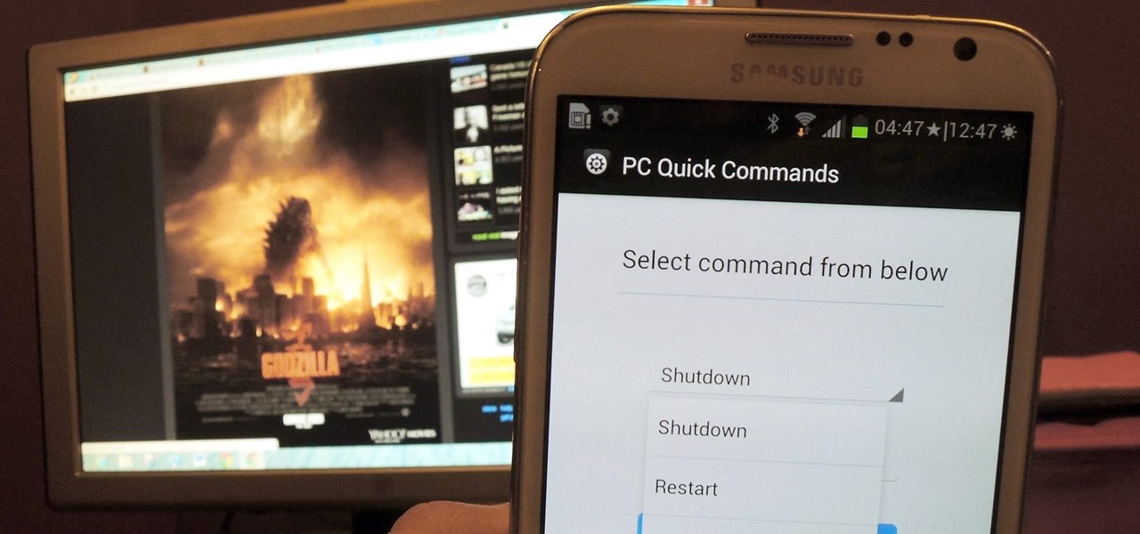 Send Shutdown, Sleep, & Other Commands to Your PC Remotely from Your Galaxy Note 2