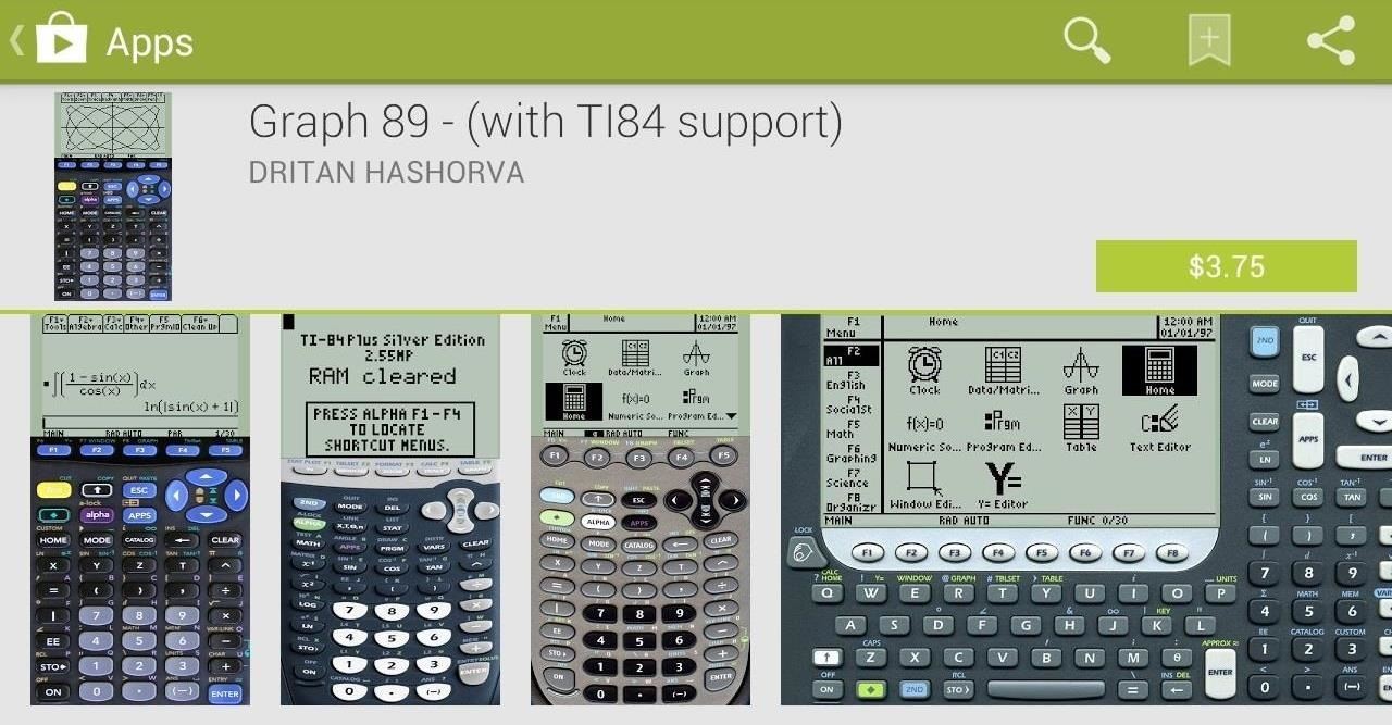 How to Turn Your Samsung Galaxy S3 into a Powerful TI-89 Titanium Graphing Calculator