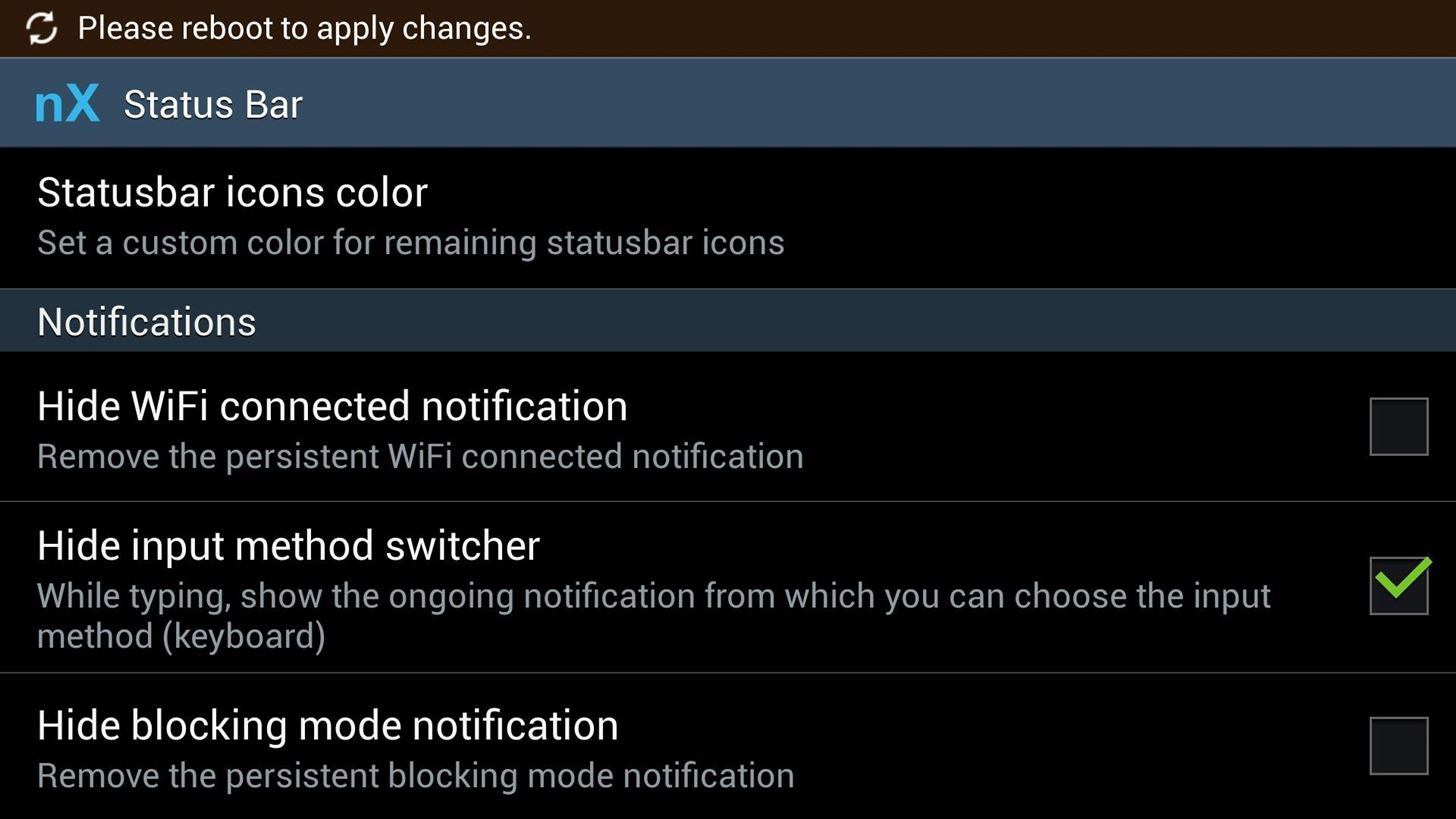 How to Get Rid of the Annoying Input Notification & Keyboard Icon on Your Samsung Galaxy S4