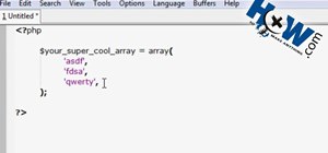 Make a PHP array