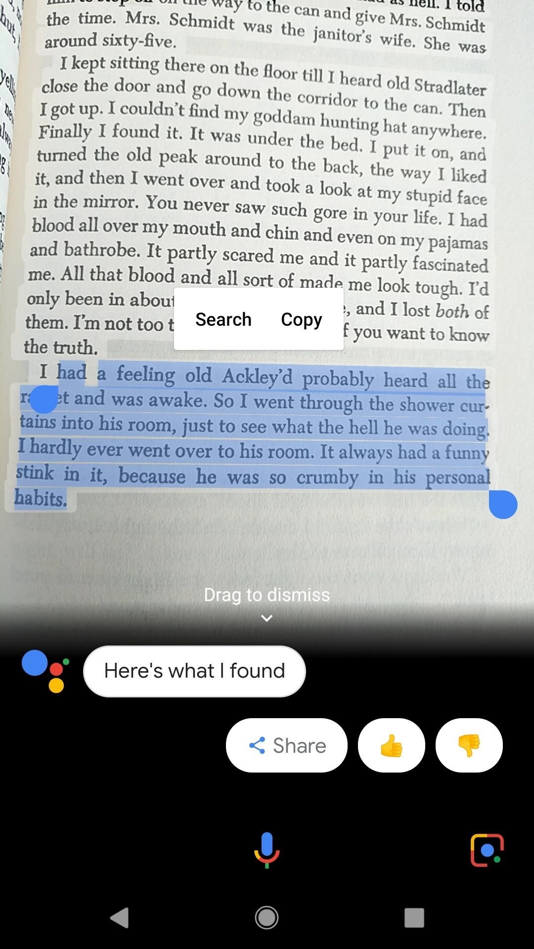 Never Use a Scanner Again — Copy Text Straight from a Book or Document with Google Assistant's Lens