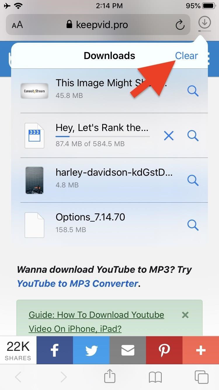 How to Use Safari's New Downloads Manager in iOS 13
