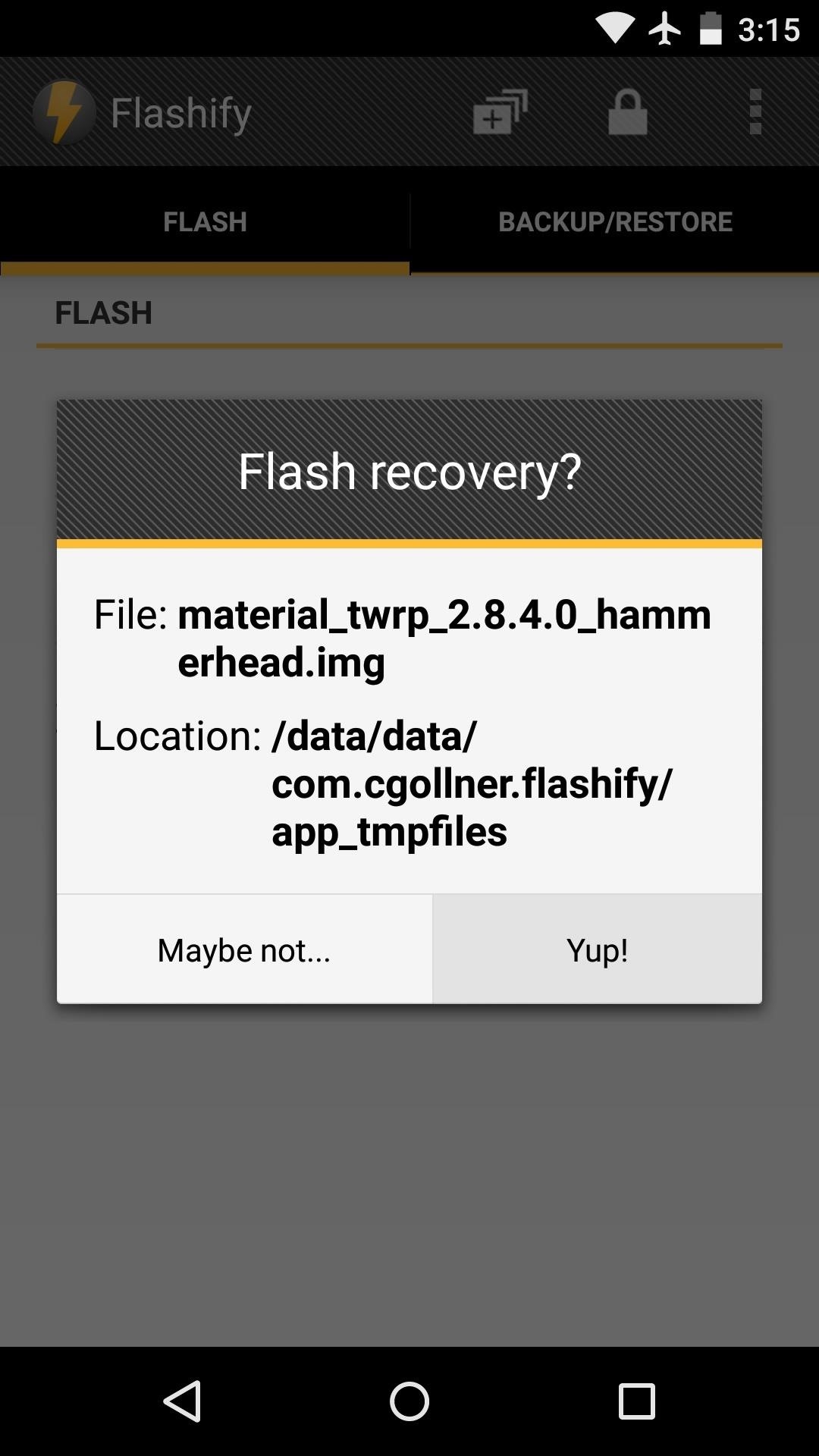 Update TWRP Recovery with a Material Design Theme on Your Nexus 5