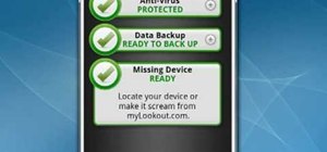 Protect data on an Android phone with the Lookout antivirus app