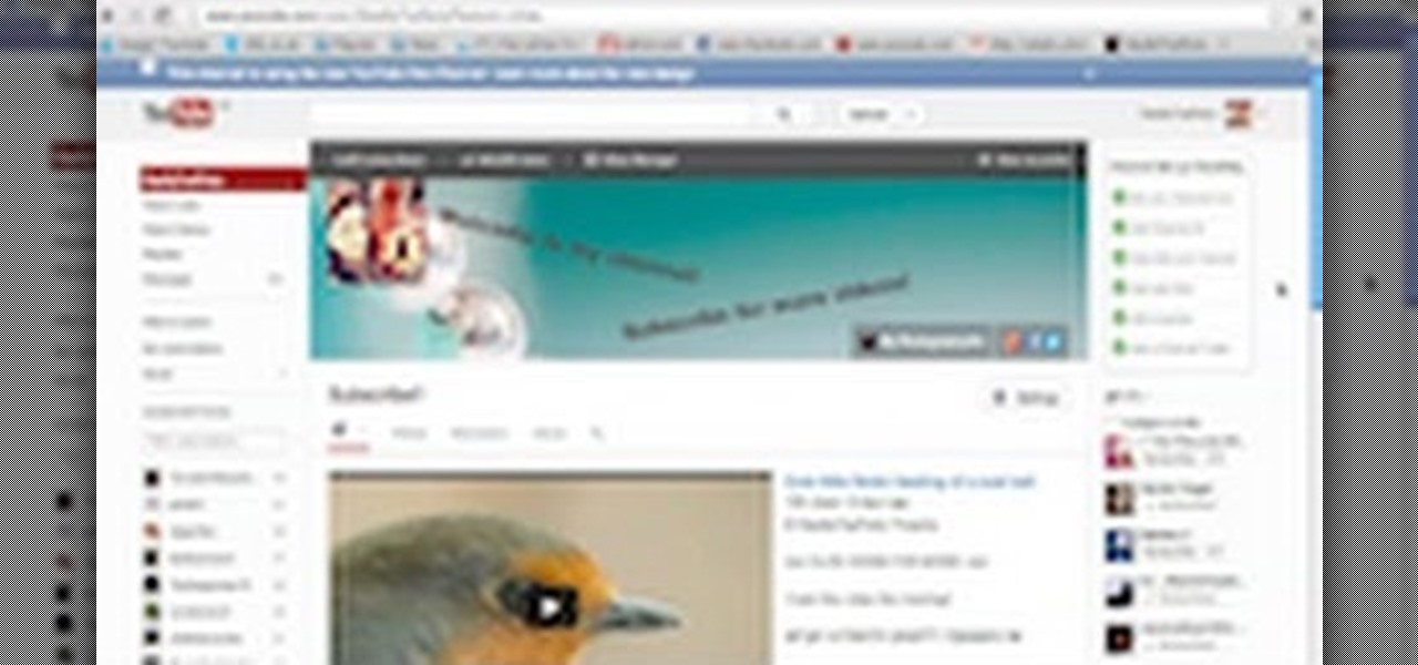 Use/Navigate the New YouTube One Channel Layout