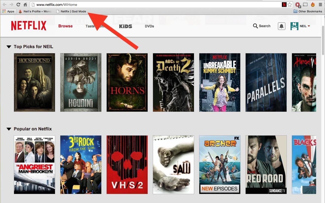 Change Netflix's Pesky Horizontal Scrolling into a Movie Grid View for Easier Browsing