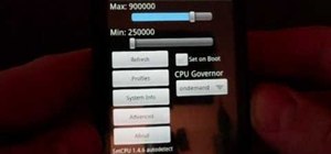 Overclock a rooted Motorola Droid phone easily