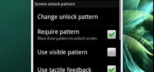 Change the lock pattern on my Android phone