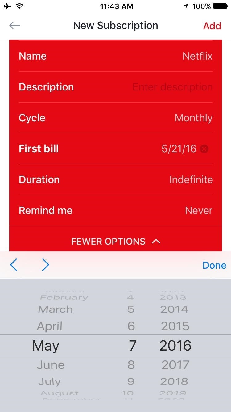 Keep Track of What You Spend on Spotify, Netflix, & Other Online Subscriptions Using Your iPhone