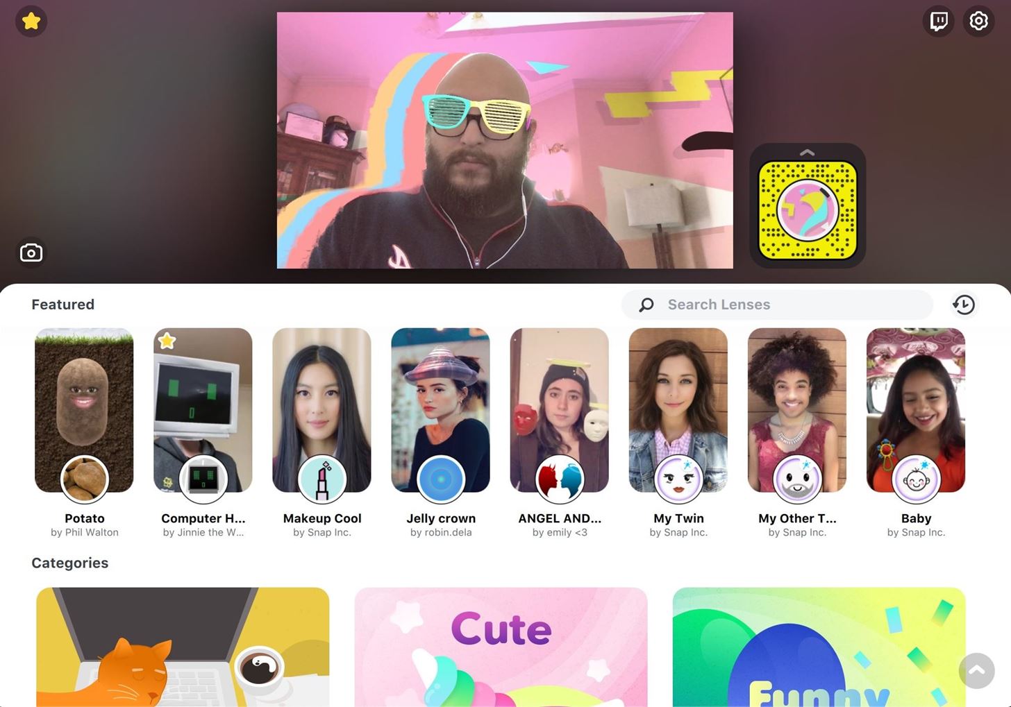 How to Use Your Favorite Snapchat AR Lenses on Zoom, Skype, Meet & Other Video Conferencing Apps