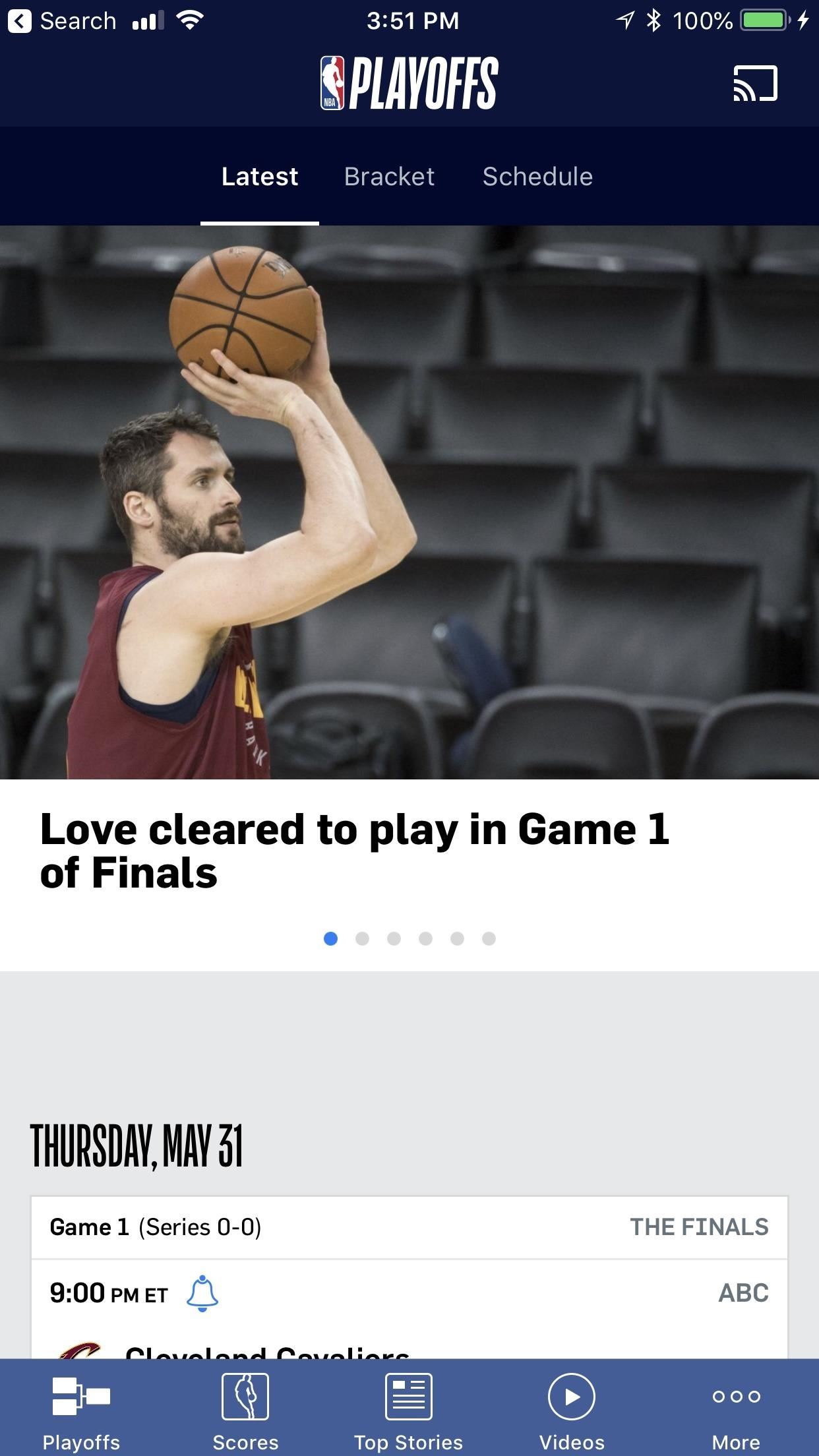 How to Watch the 2018 NBA Finals on Your Smartphone for Free — Without a Cable Subscription