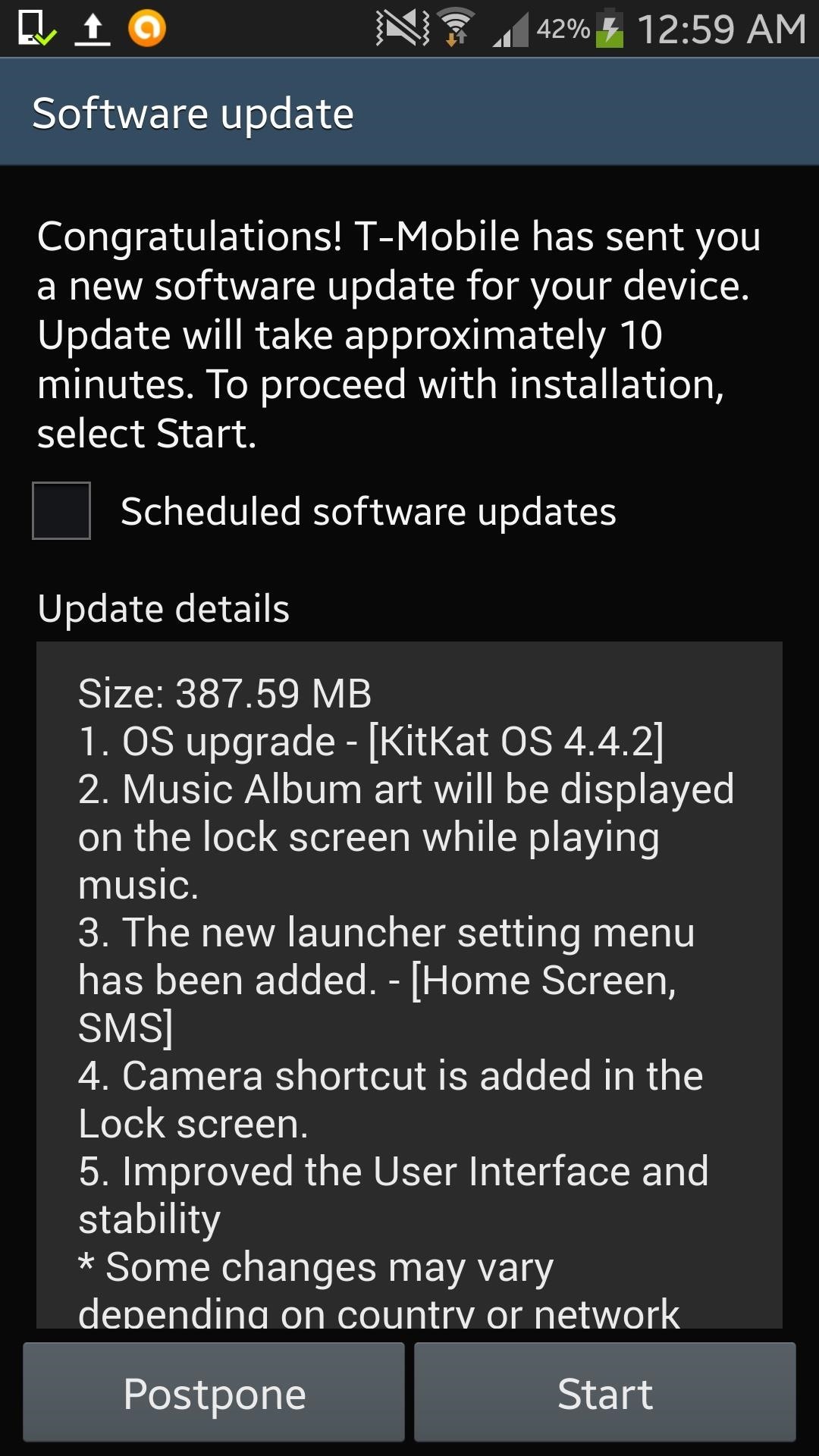 KitKat Update Rolling Out Now for Your T-Mobile Samsung Galaxy S4