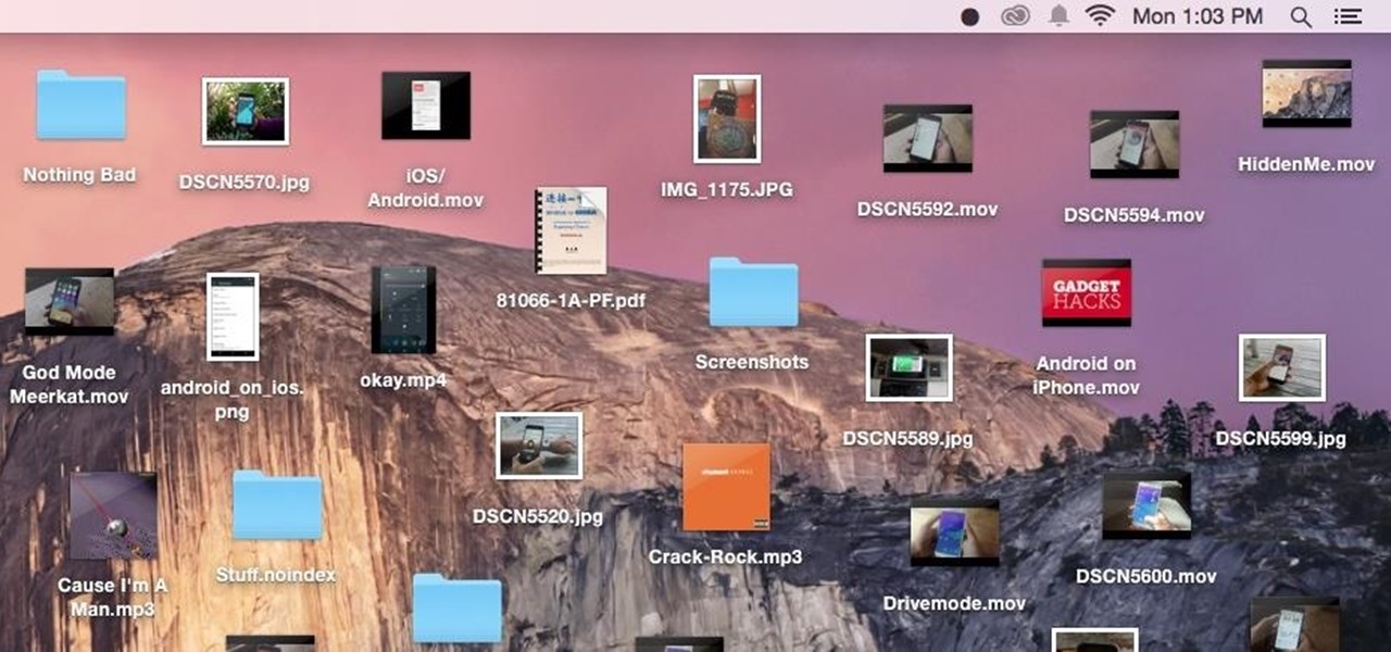 Hide All Desktop Icons with One Click on Your Mac