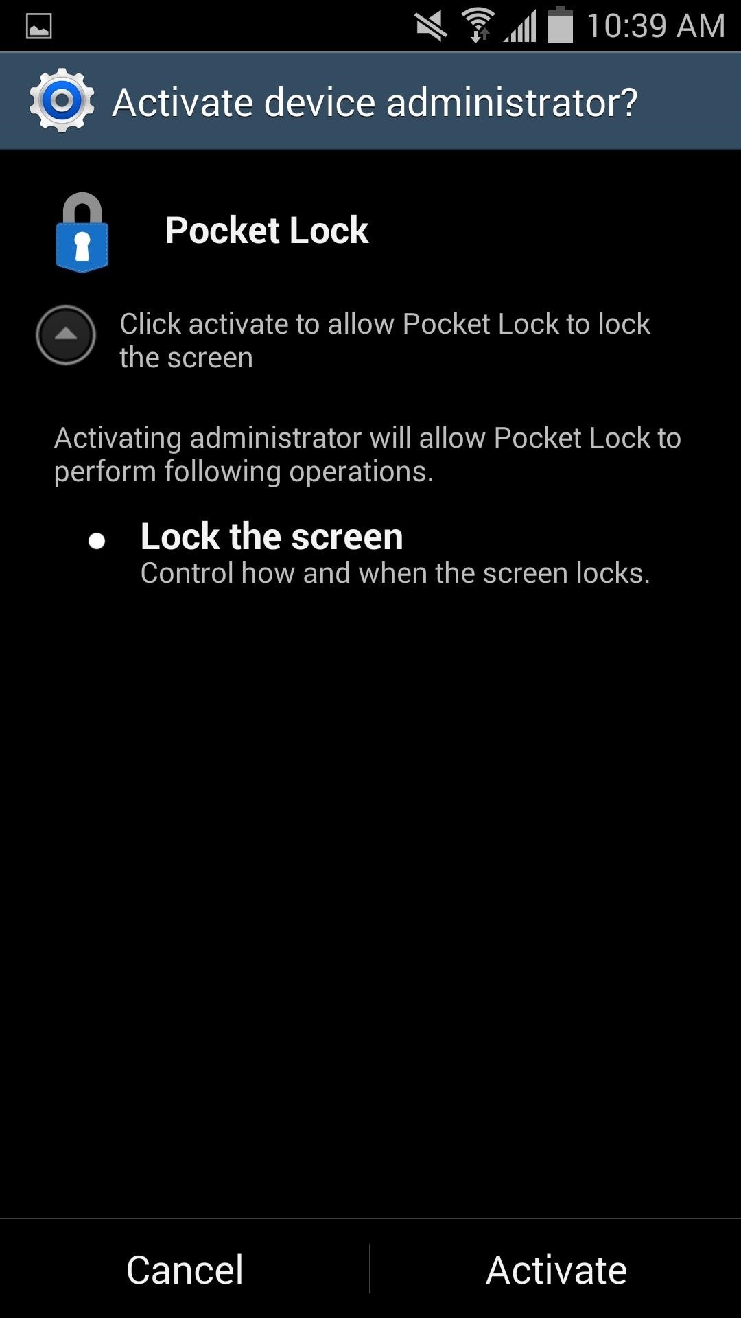Automatically Lock & Unlock Your Android with Your Pocket
