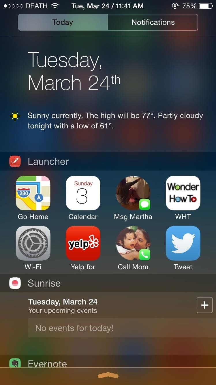 How to Launch Apps, Tasks, & Websites Directly from Your iPhone's Notification Center