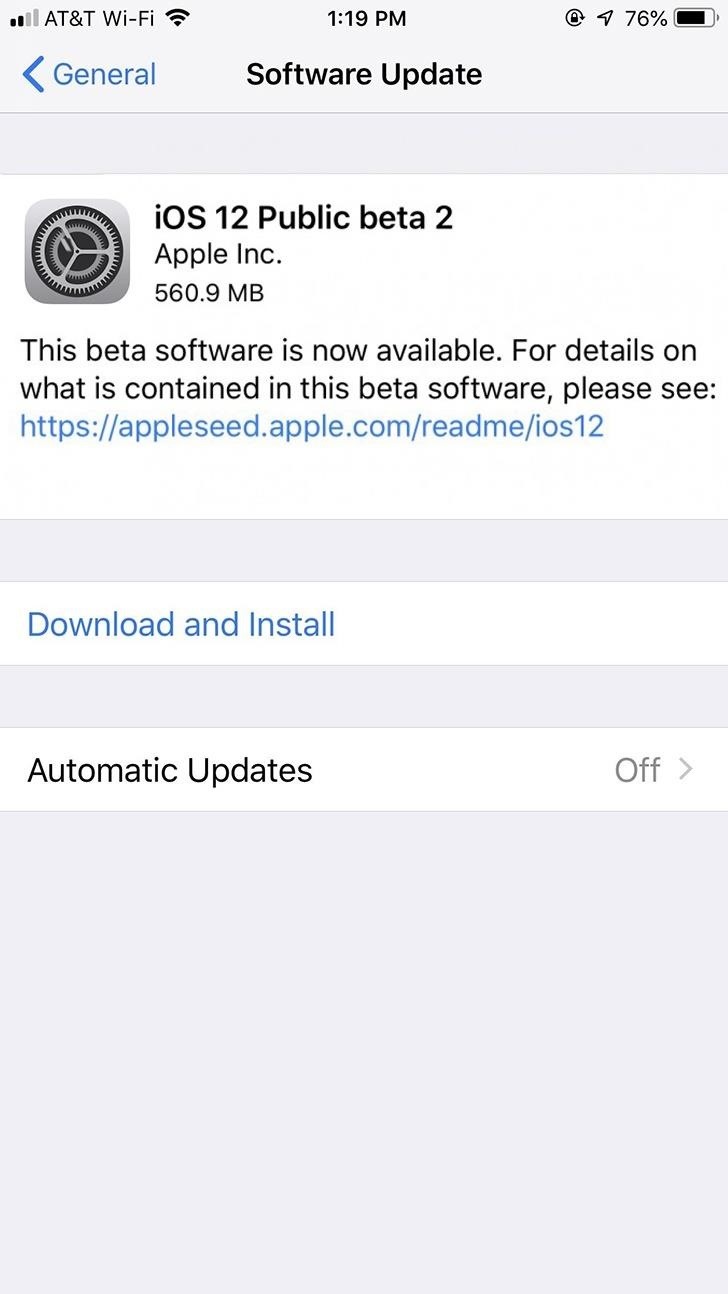 Released: iOS 12 Dev Beta 3 (Public Beta 2), Includes Improved Maps, Bug Fixes & Security Patches